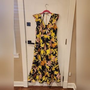 Who What Wear Long Floral Dress Size XL